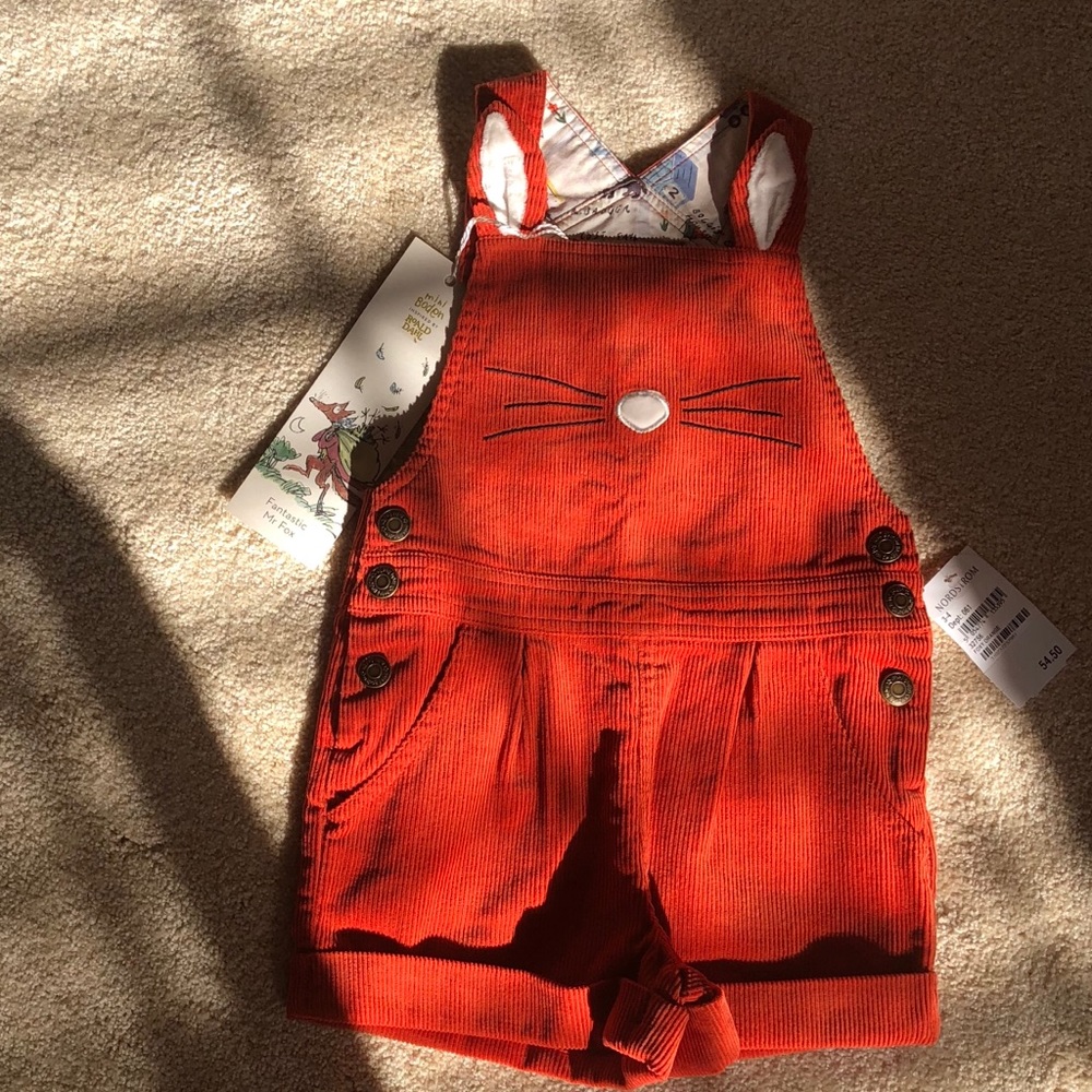 Mini Boden inspired by Roald Dahl Fox Overalls
